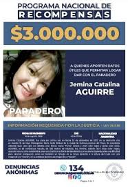 Ofrecen millonaria recompensa para quien aporte datos sobre el paradero de Jimena Aguirre